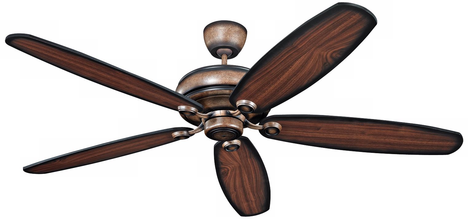68" Embassy Mediterranean Bronze Ceiling Fan