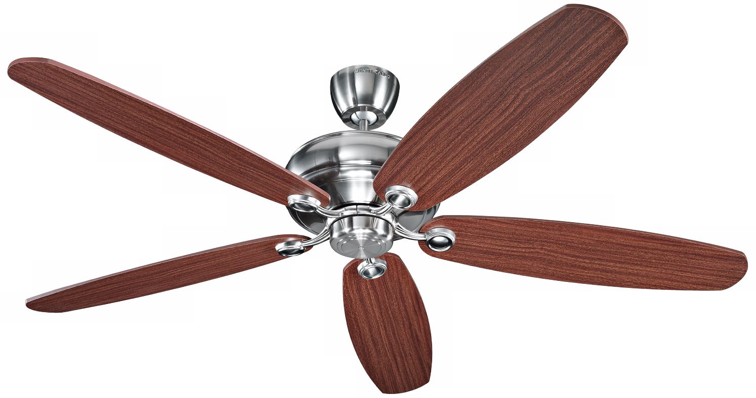 68" Monte Carlo Brushed Steel Embassy Ceiling Fan