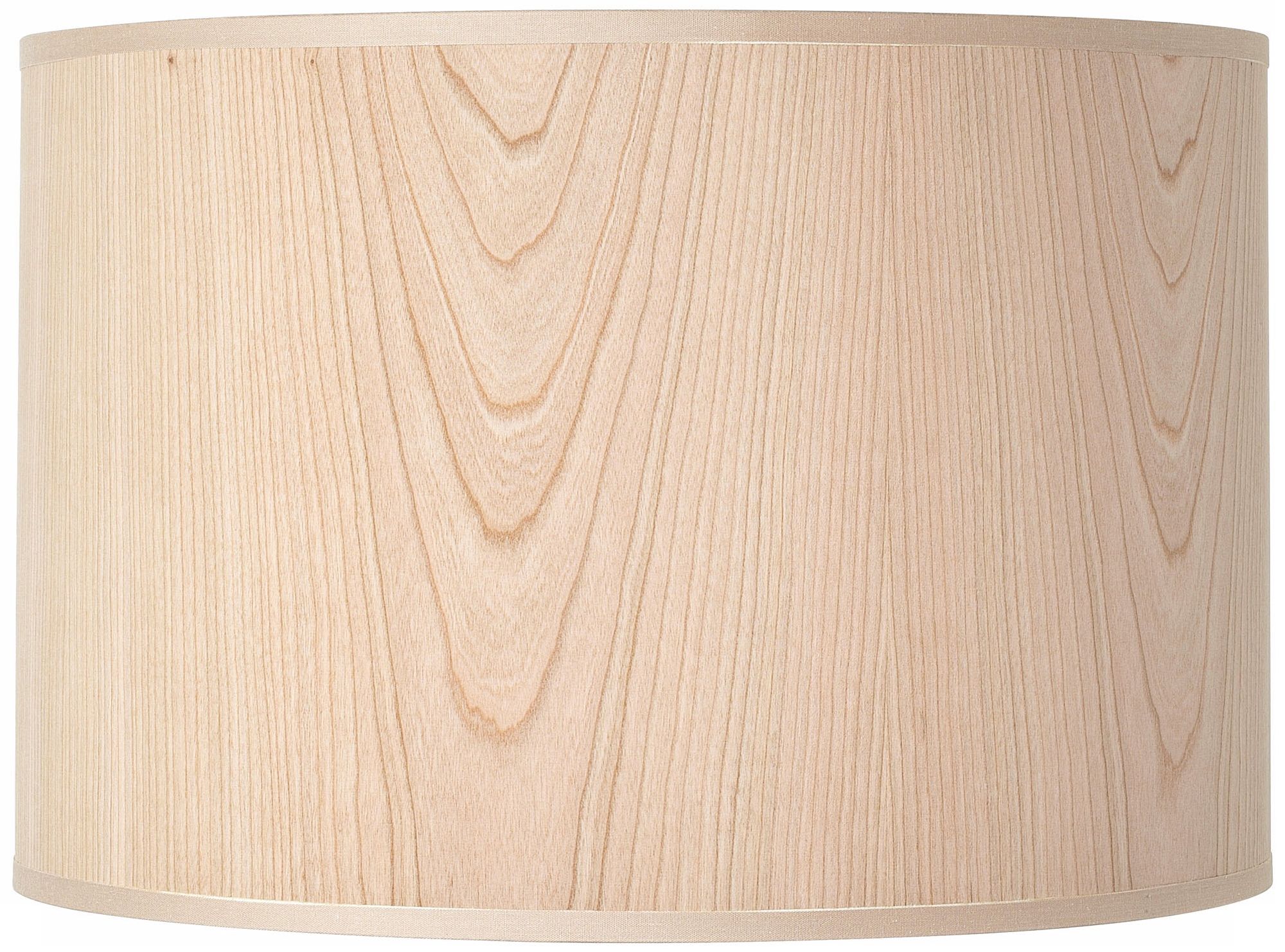 Lights Up! Cherry Wood Veneer Lamp Shade 14x14x10 (Spider)