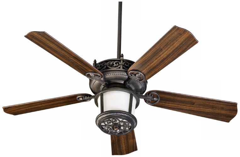 52" Quorum Marbella Toasted Sienna Ceiling Fan