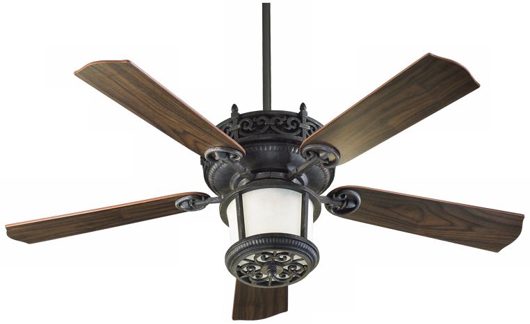 52" Quorum Marbella Charcoal Finish Ceiling Fan