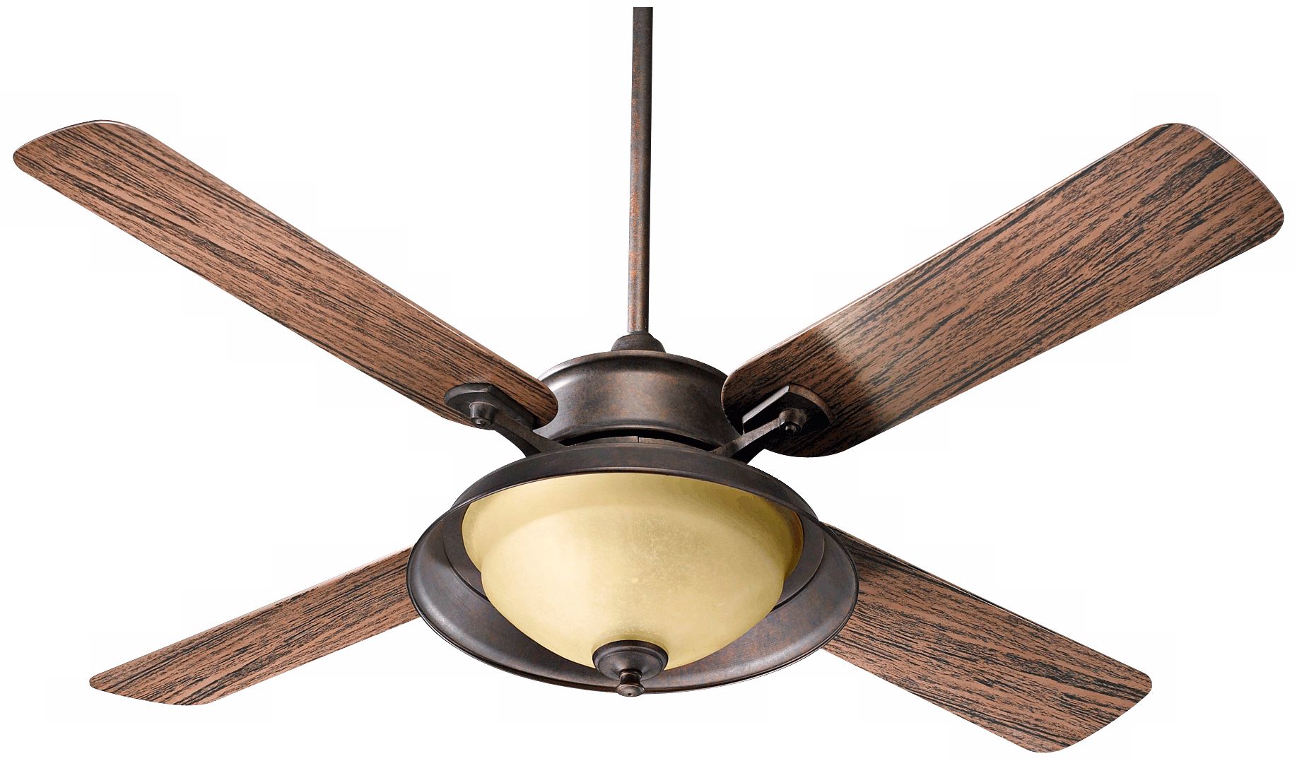 52" Quorum Gramarcy Patio Toasted Sienna Ceiling Fan