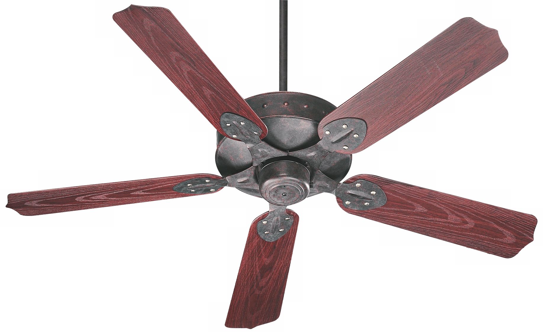 52" Quorum Hudson Toasted Sienna Patio Ceiling Fan