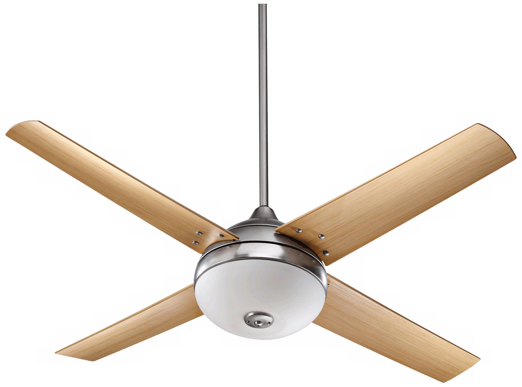 52" Quorum Orbit Patio Satin Nickel Ceiling Fan