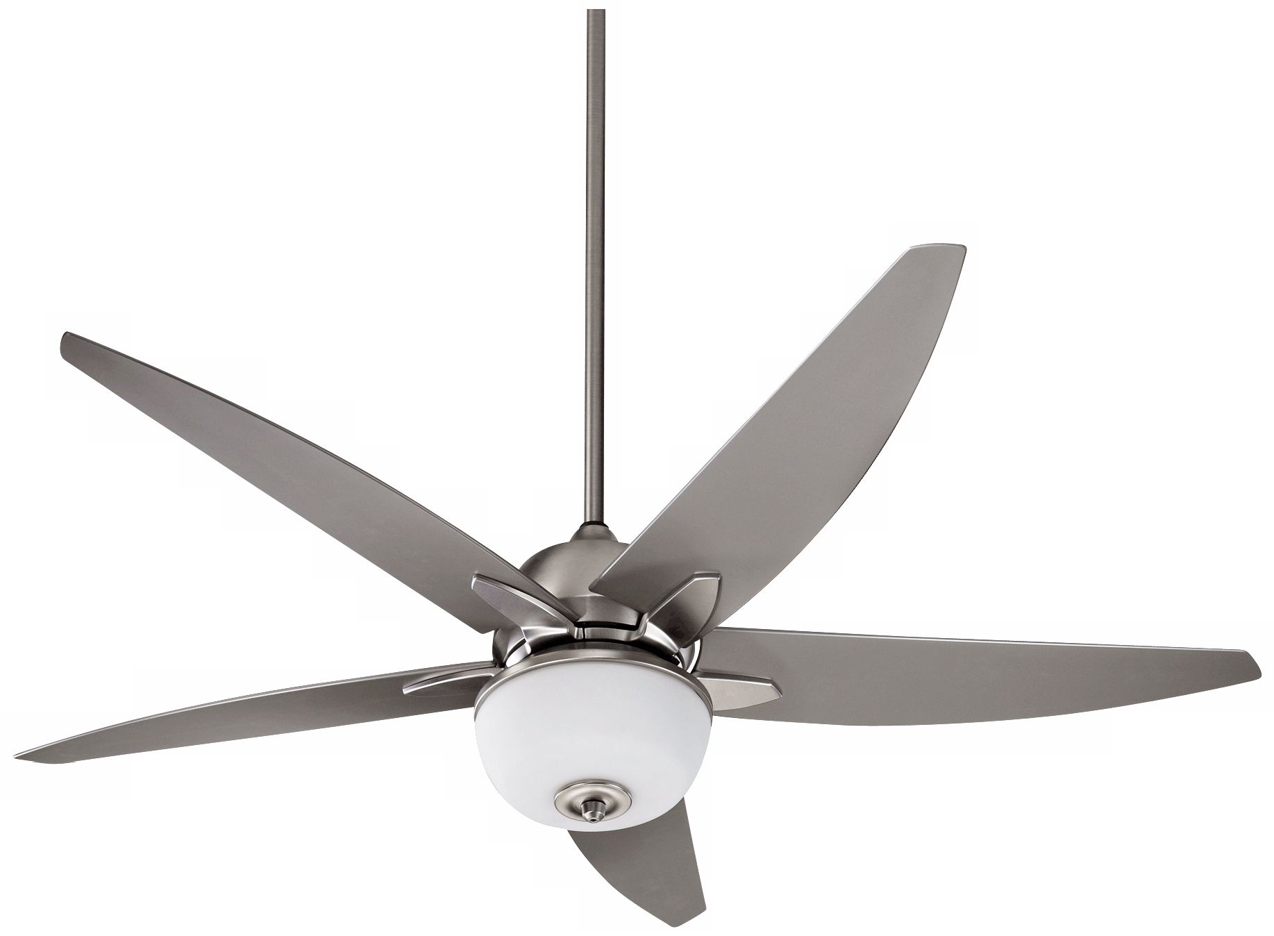 52" Quorum Rockwall Patio Satin Nickel Ceiling Fan