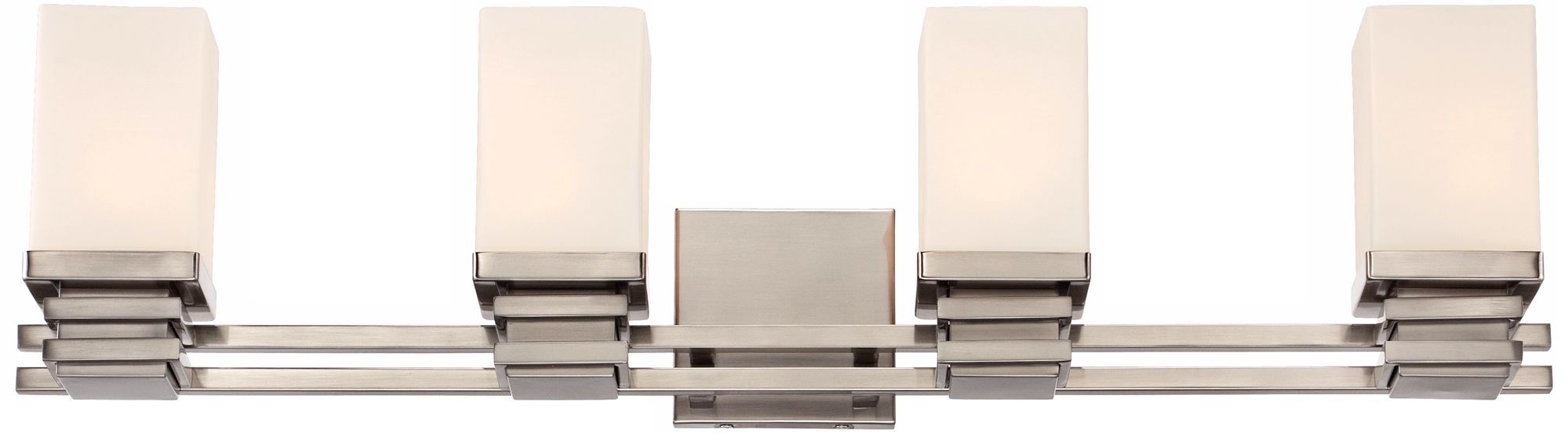 Bennett Collection Satin Nickel 30" Wide Bathroom Wall Light