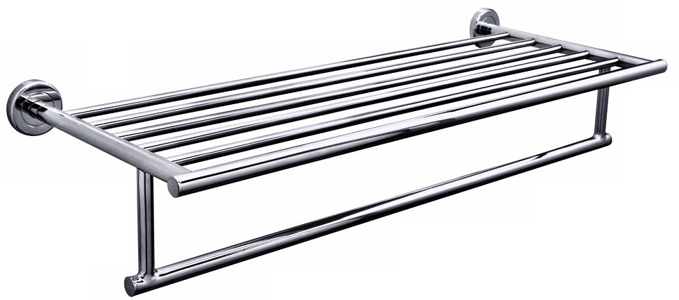 Gatco Latitude II Chrome 24" Wide Spa Towel Rack