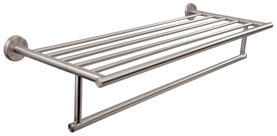 Gatco Latitude II Satin Nickel 24" Wide Spa Towel Rack
