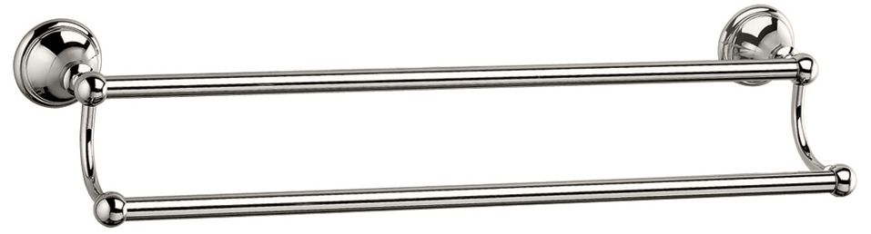 Gatco Laurel Avenue Polished Nickel 24" Double Towel Bar