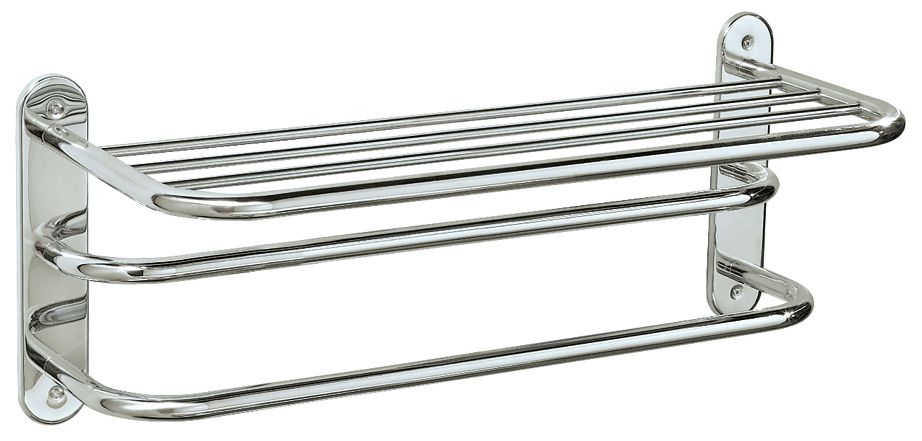 Gatco Chrome 26 1/2" Wide 2-Bar Spa Towel Rack