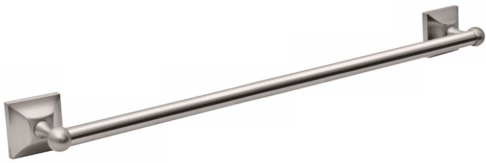 Gatco Meridian 24" Wide Satin Nickel Wall Towel Bar