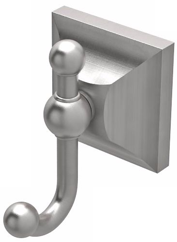 Gatco Meridian Satin Nickel 3" High Wall Coat Hook