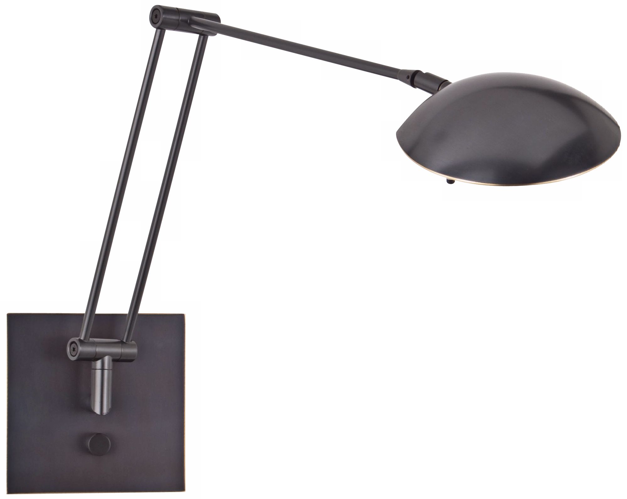 Holtkoetter Bernie Turbo Series Bronze Swing Arm Wall Lamp