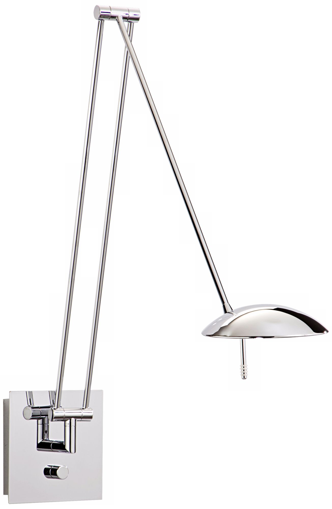 Holtkoetter Bernie Turbo Series Chrome Halogen Wall Lamp