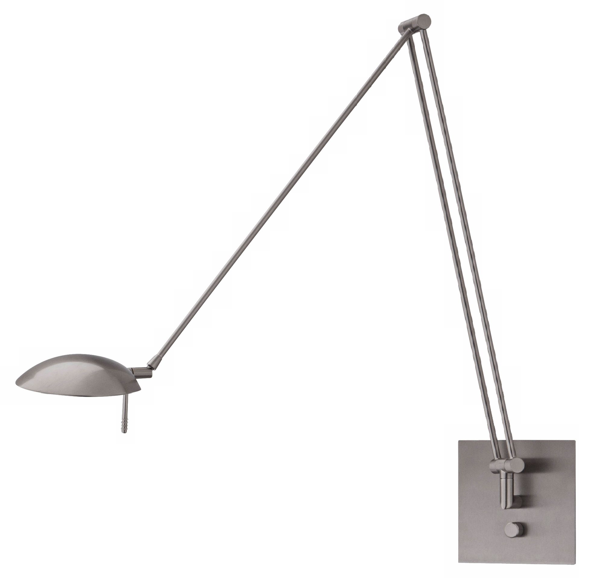 Holtkoetter Bernie Turbo Series Satin Nickel Wall Lamp
