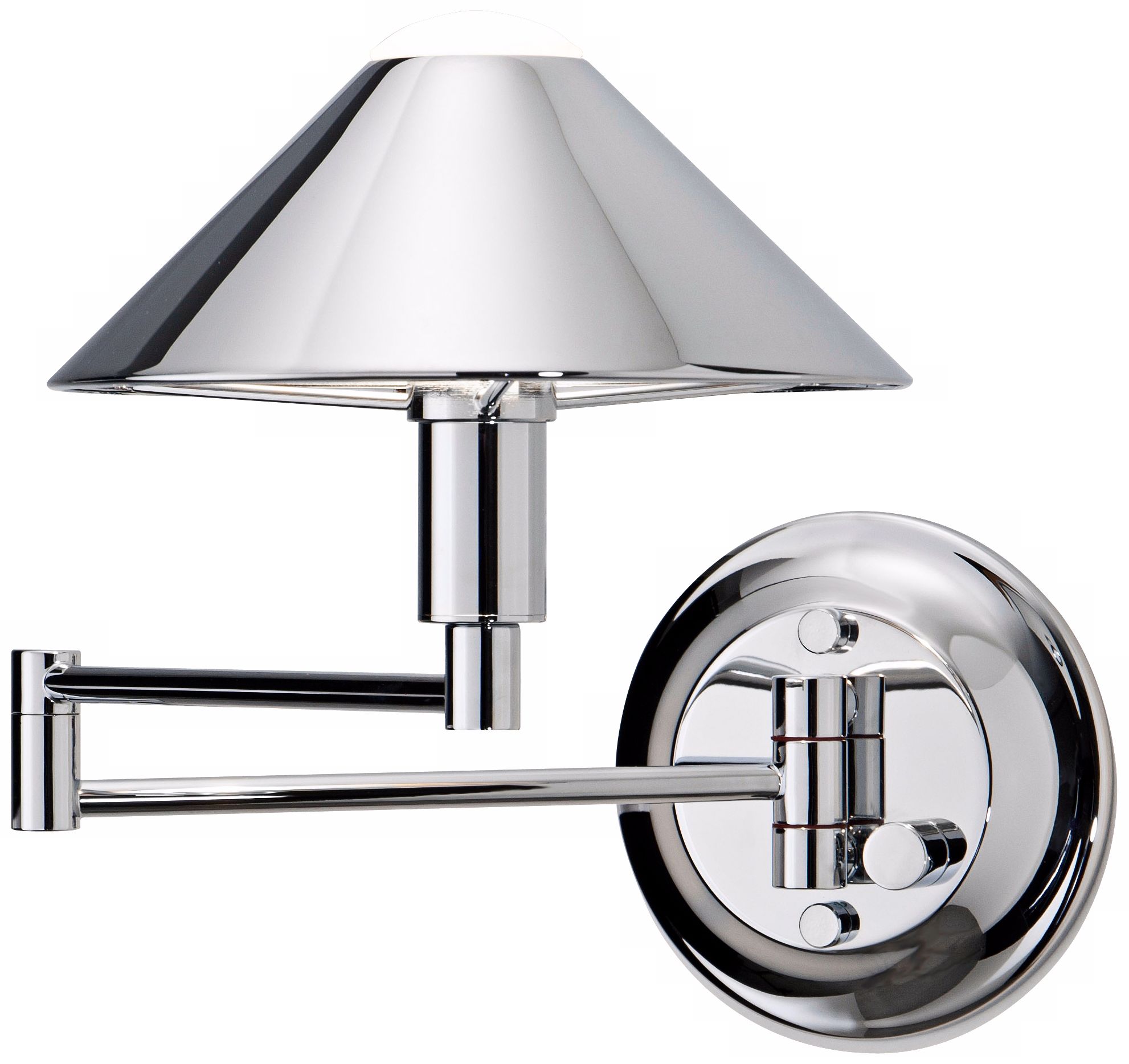 Holtkoetter Chrome Finish Swing Arm Wall Lamp