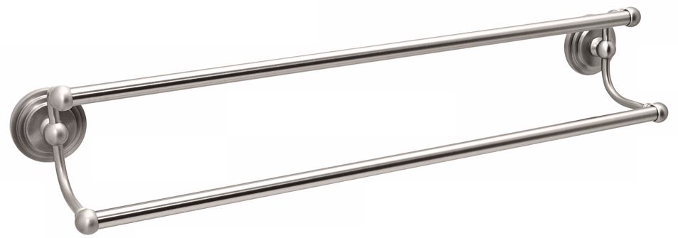 Gatco Marina 24" Wide Satin Nickel  Double Towel Bar