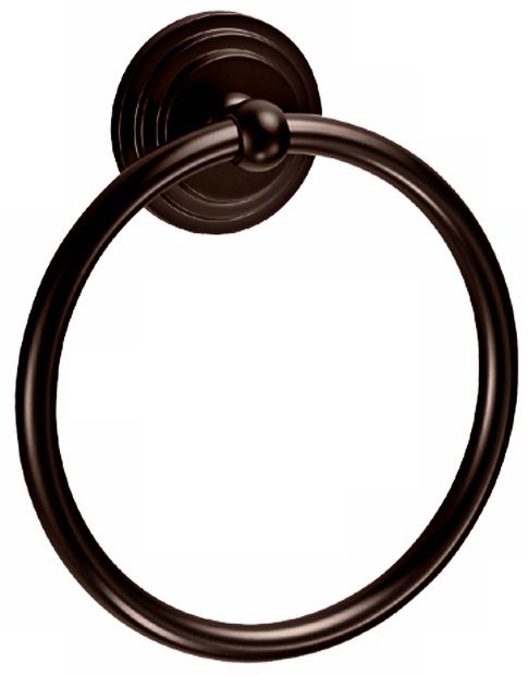 Gatco Marina 7 3/4" High Bronze Towel Ring