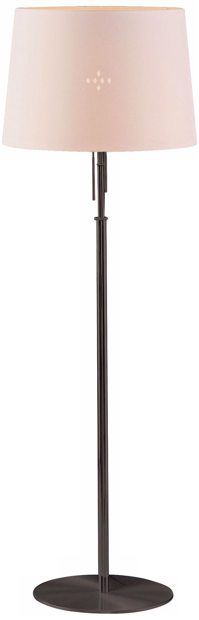Bronze Diamond Logo White Illuminator Holtkoetter Floor Lamp