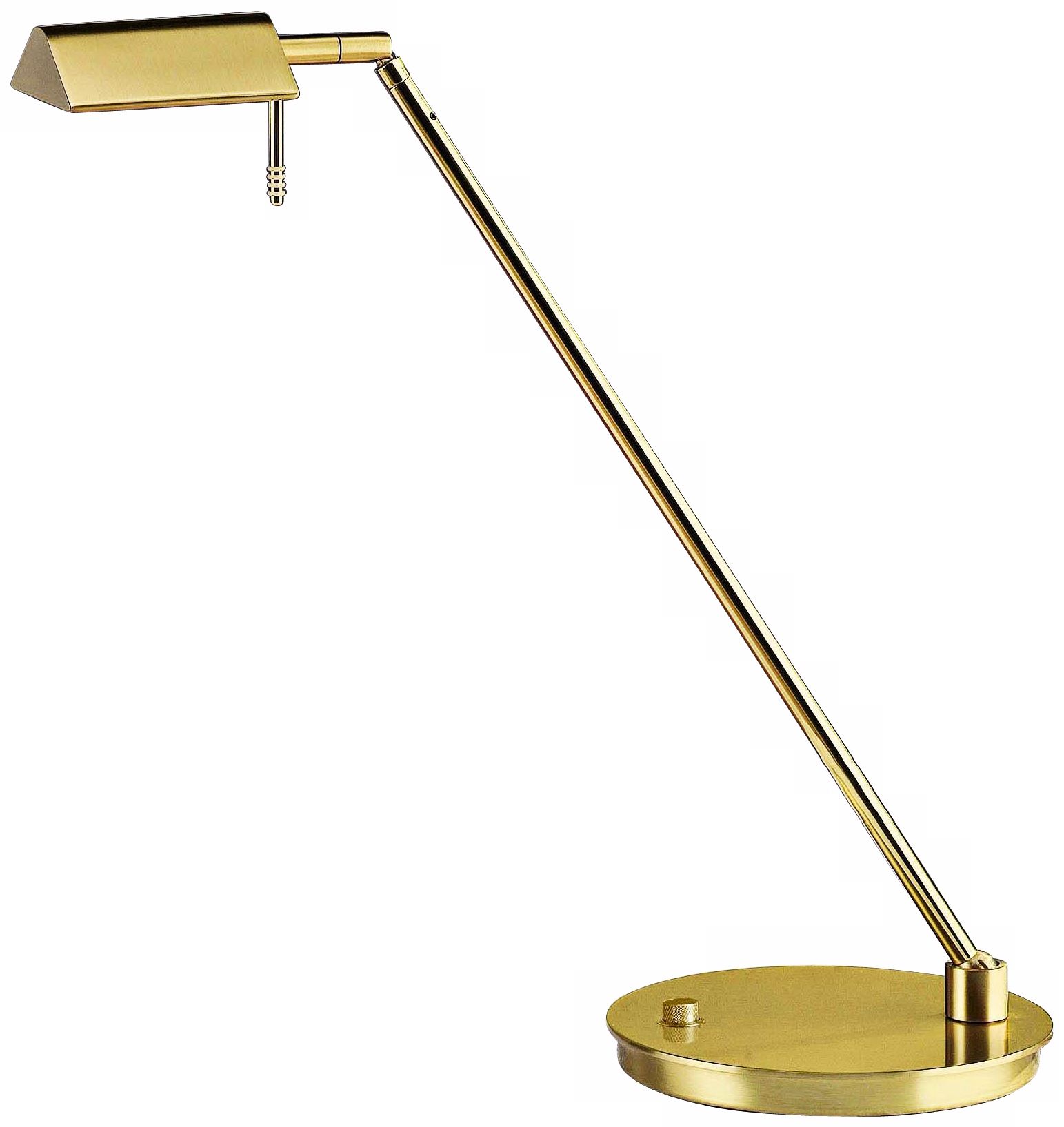 Dual Brass Bernie Series Energy Saver Holtkoetter Desk Lamp