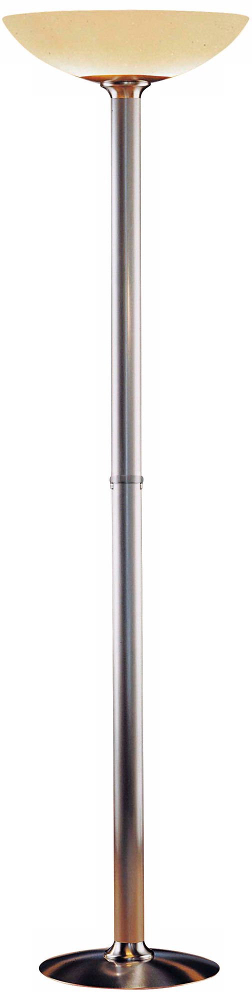 Nickel Champagne Energy Efficient Holtkoetter Torchiere