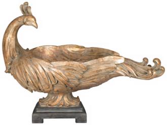 Proud Peacock Decorative Bowl U6814