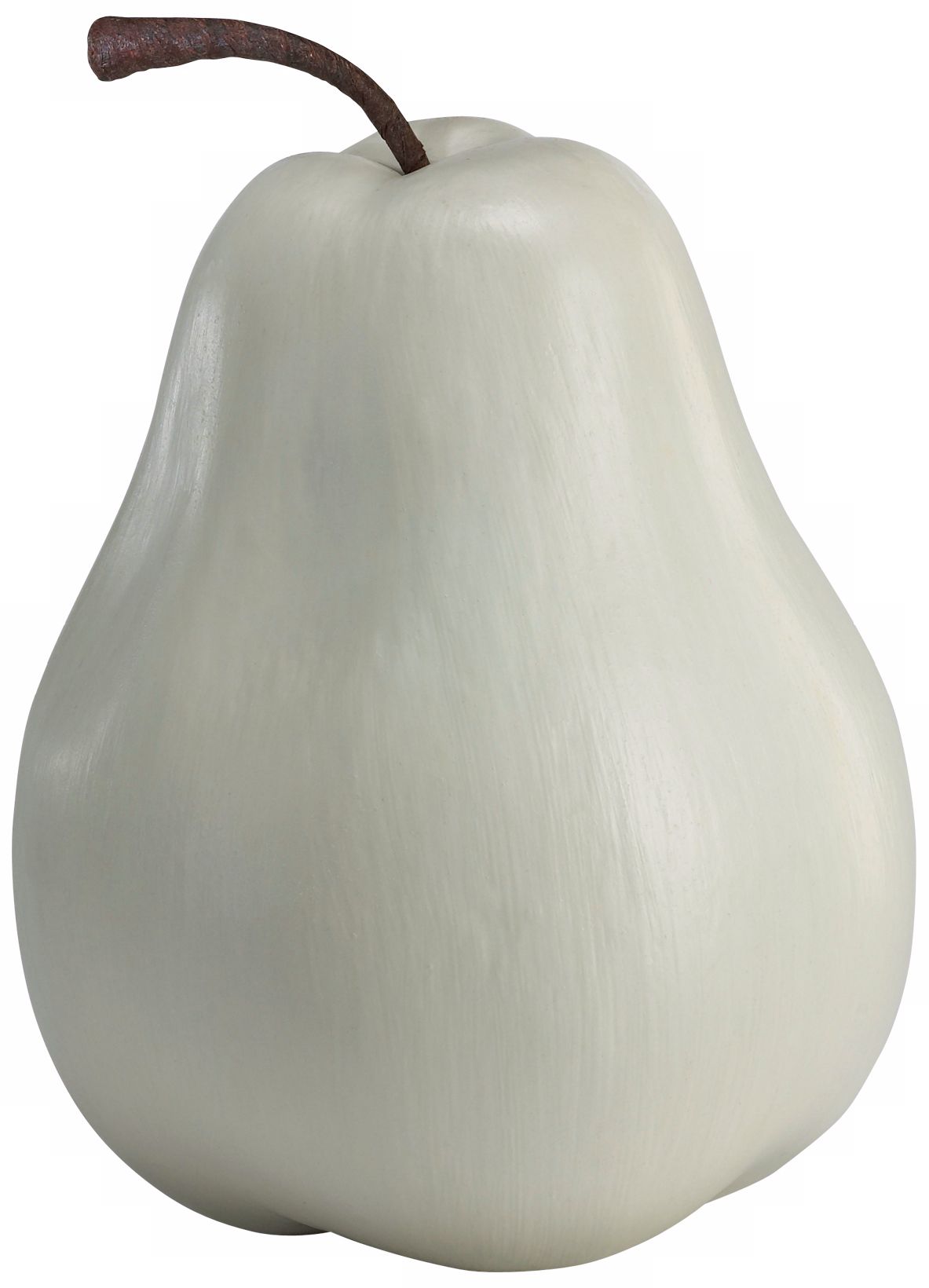 Oversized White Pear Sculpture