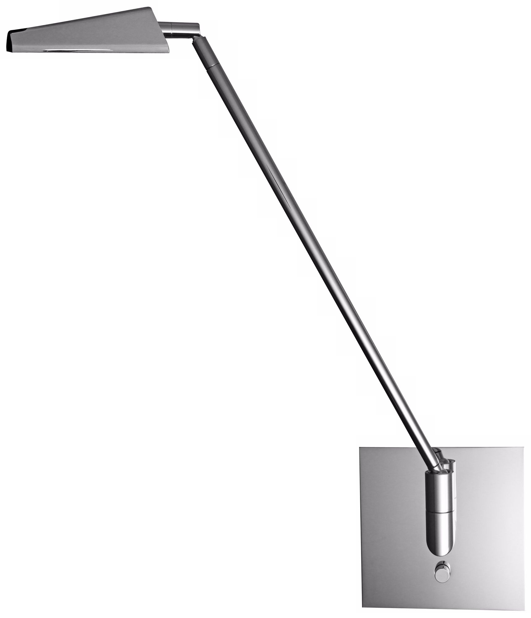 Mondoluz Ronin Chromium Hard-Wired LED Wall Lamp