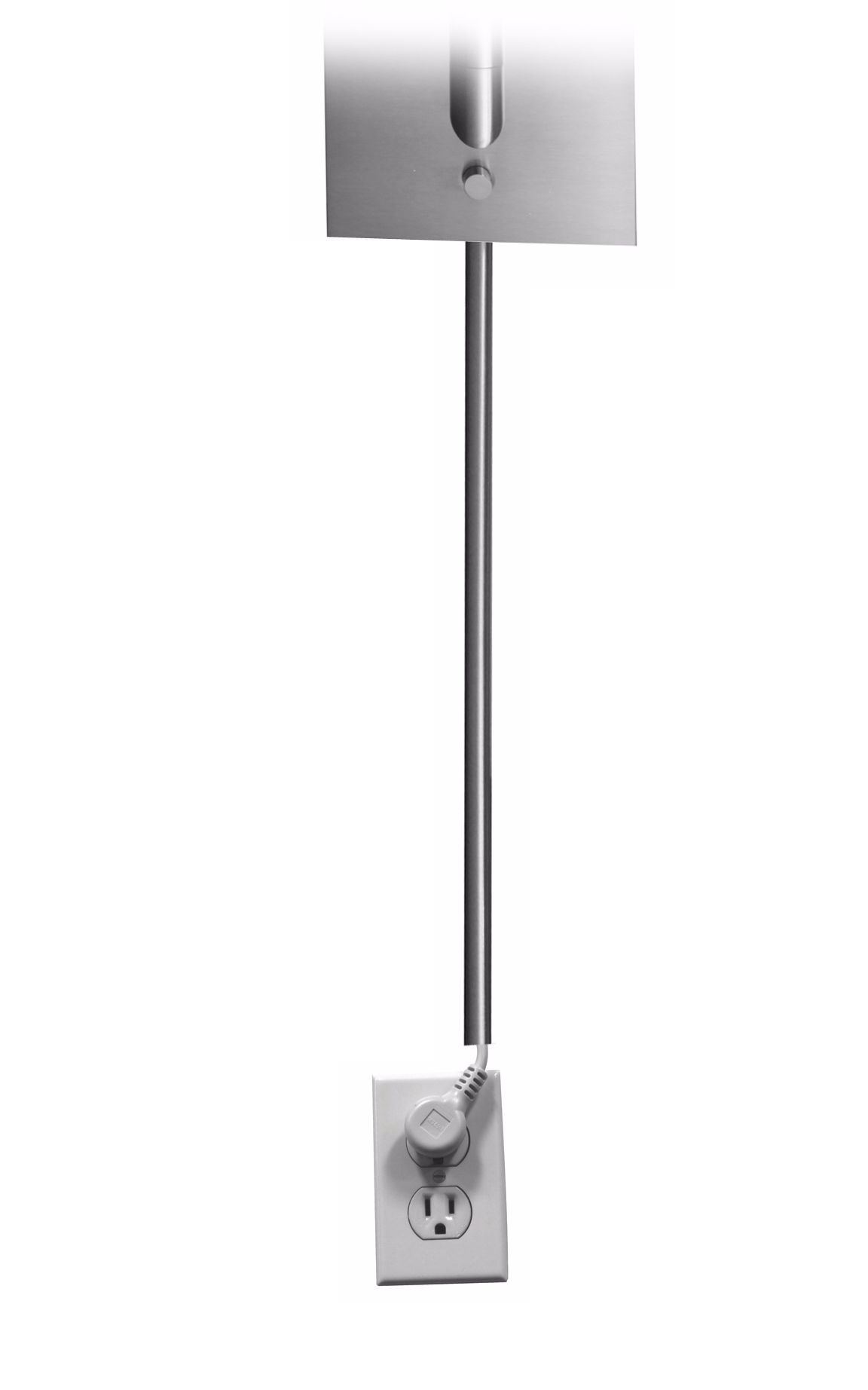 Mondoluz Brushed Platinum Plug-In Adapter Set