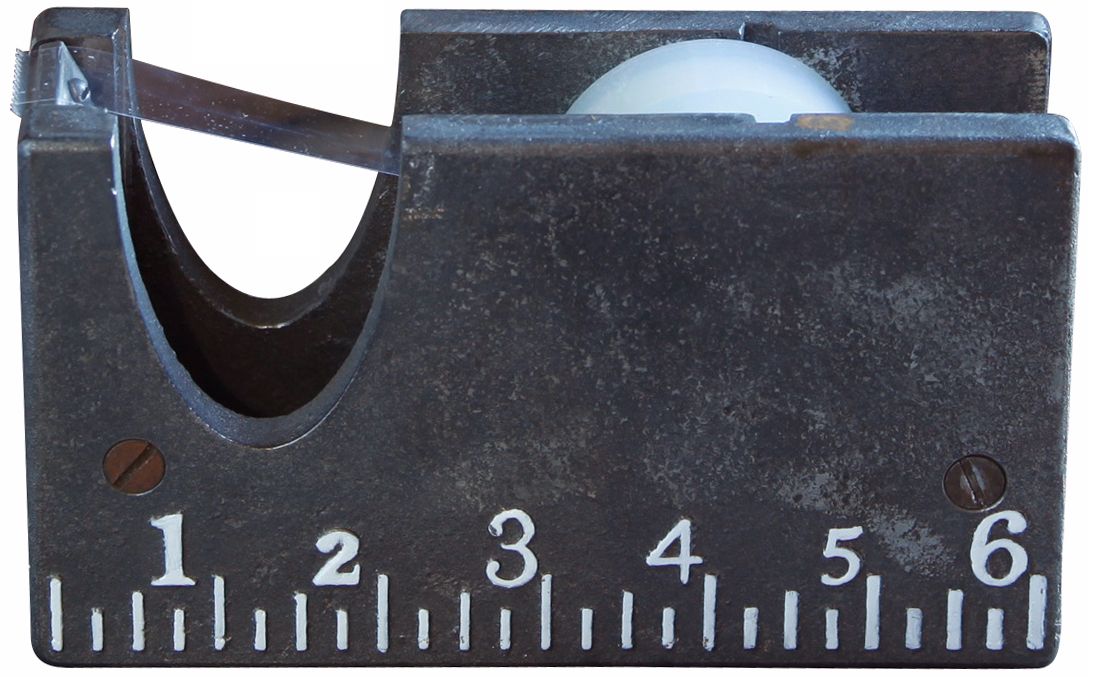 Cast Iron Ruled Tape Dispenser
