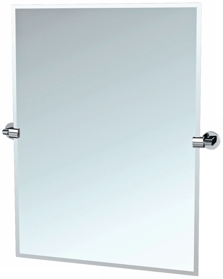 Gatco 31 1/2" High Chrome Tilt Zone Wall Mirror
