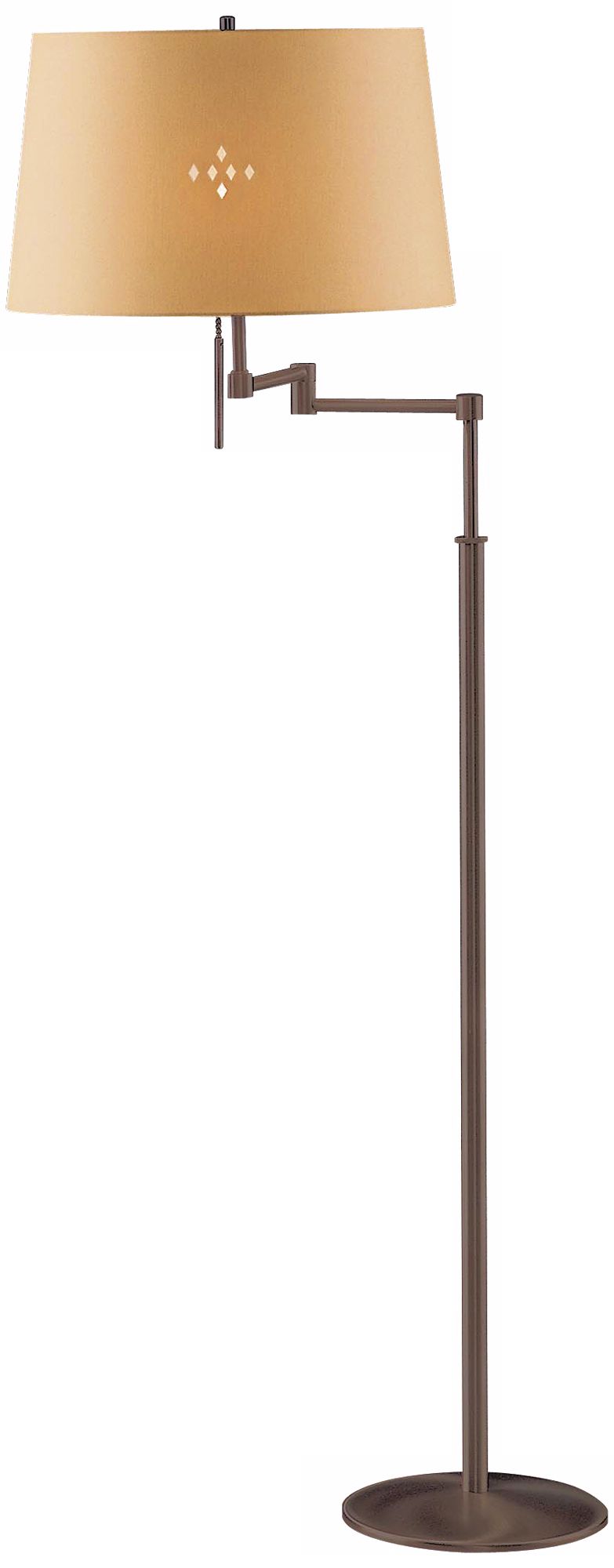 Bronze Diamond Logo Kupfer Swing Arm Holtkoetter Floor Lamp