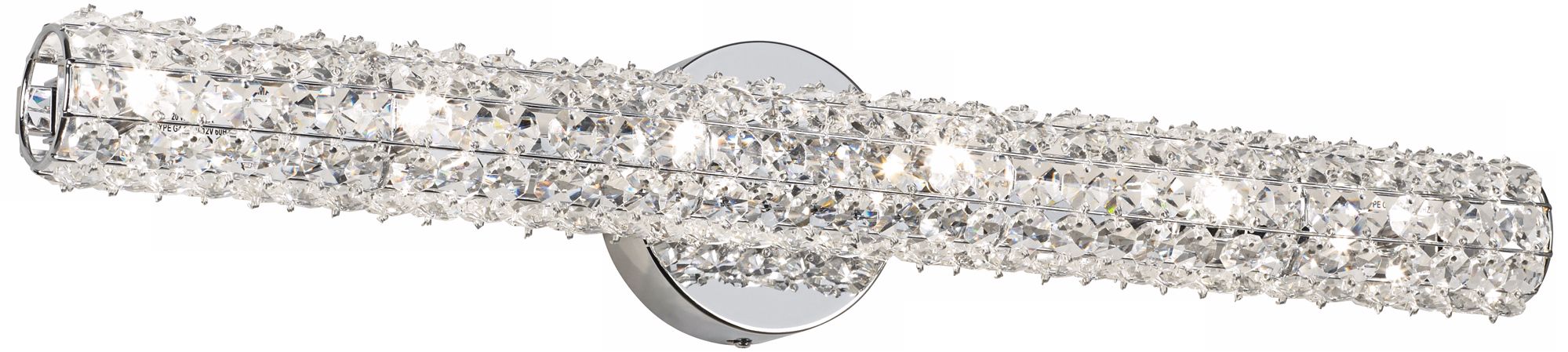Vienna Full Spectrum Crystal Bar 27 1/2" Wide Bath Fixture
