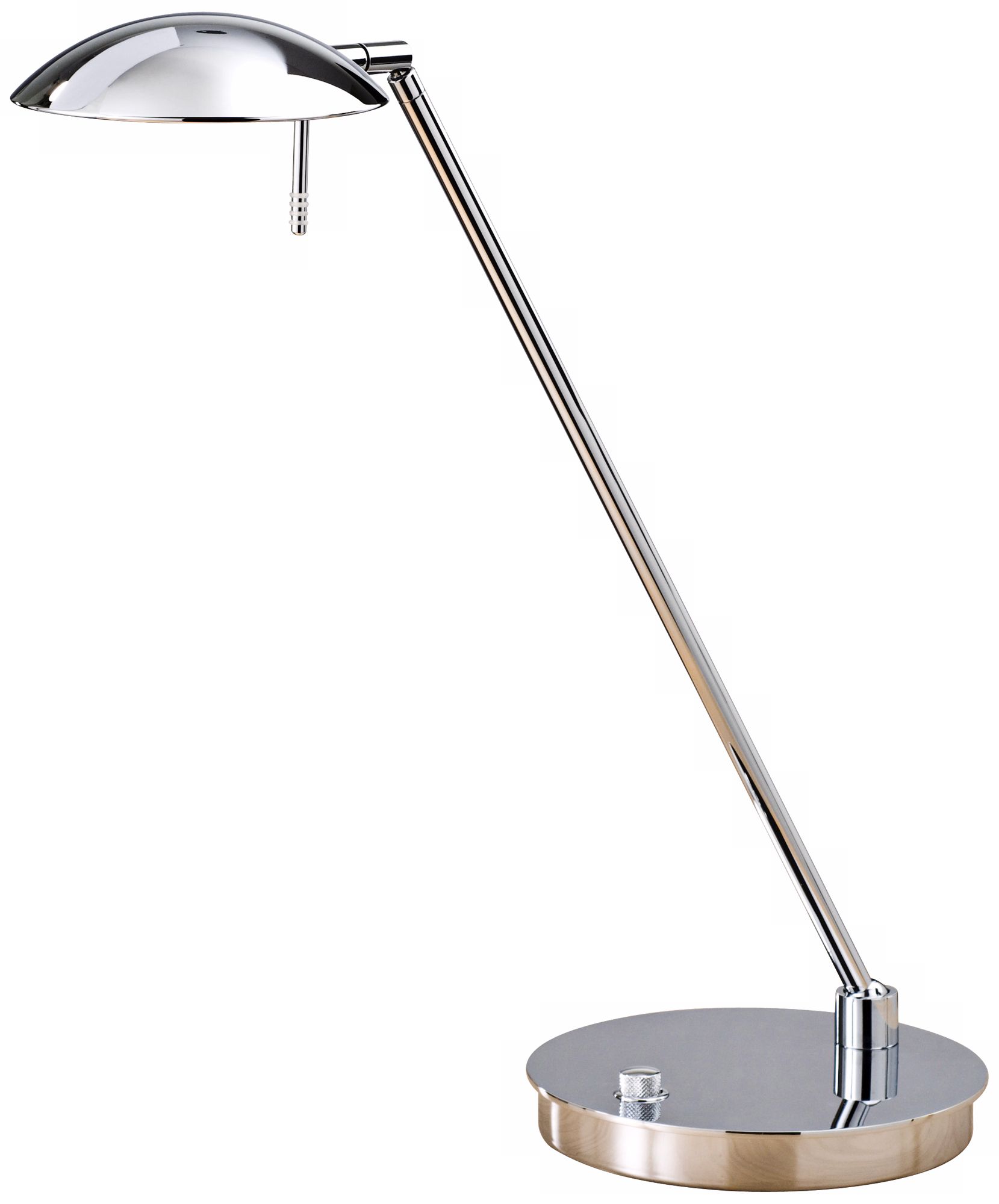 Chrome Bernie Turbo Halogen Tilt Base Holtkoetter Desk Lamp
