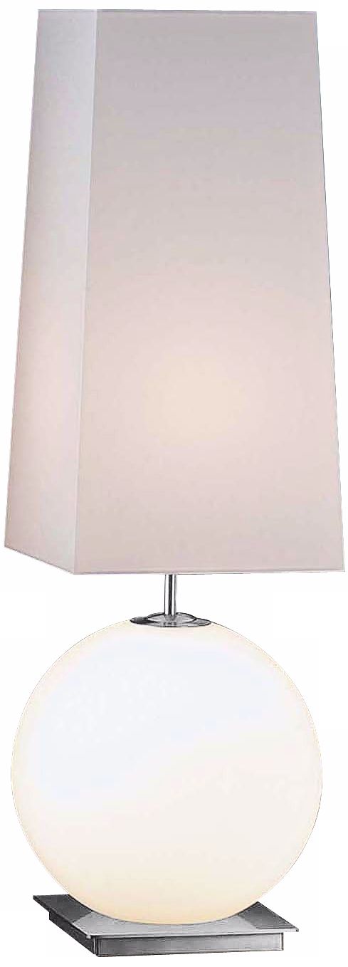 White Square Shade Lg Galileo Holtkoetter Table Lamp
