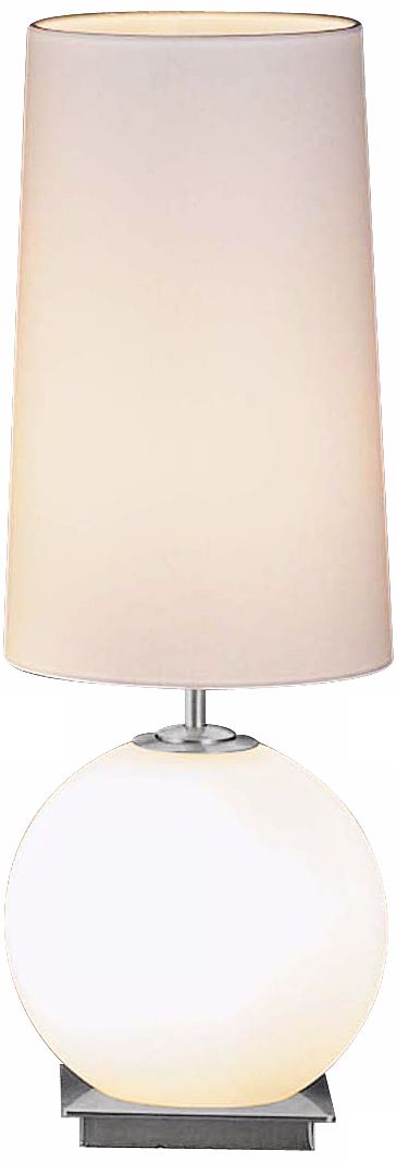 White Round Shade Sm Galileo Holtkoetter Table Lamp