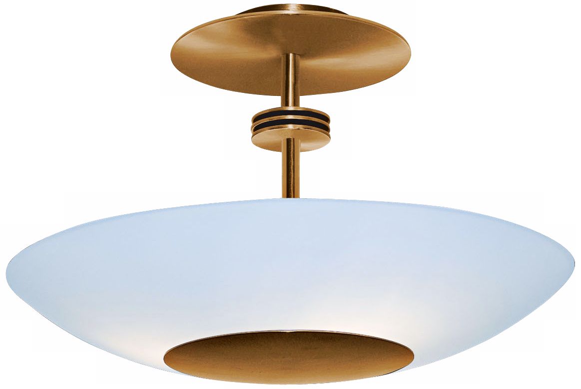 Holtkoetter Antique Brass ENERGY STAR 16 1/2" Ceiling Light