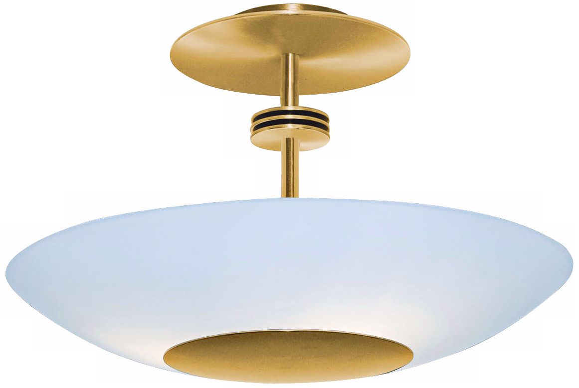 Holtkoetter Brass ENERGY STAR 16 1/2" Wide Ceiling Light