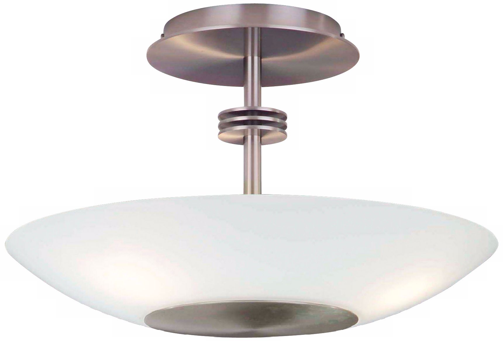 Holtkoetter Nickel ENERGY STAR 16 1/2" Wide Ceiling Light