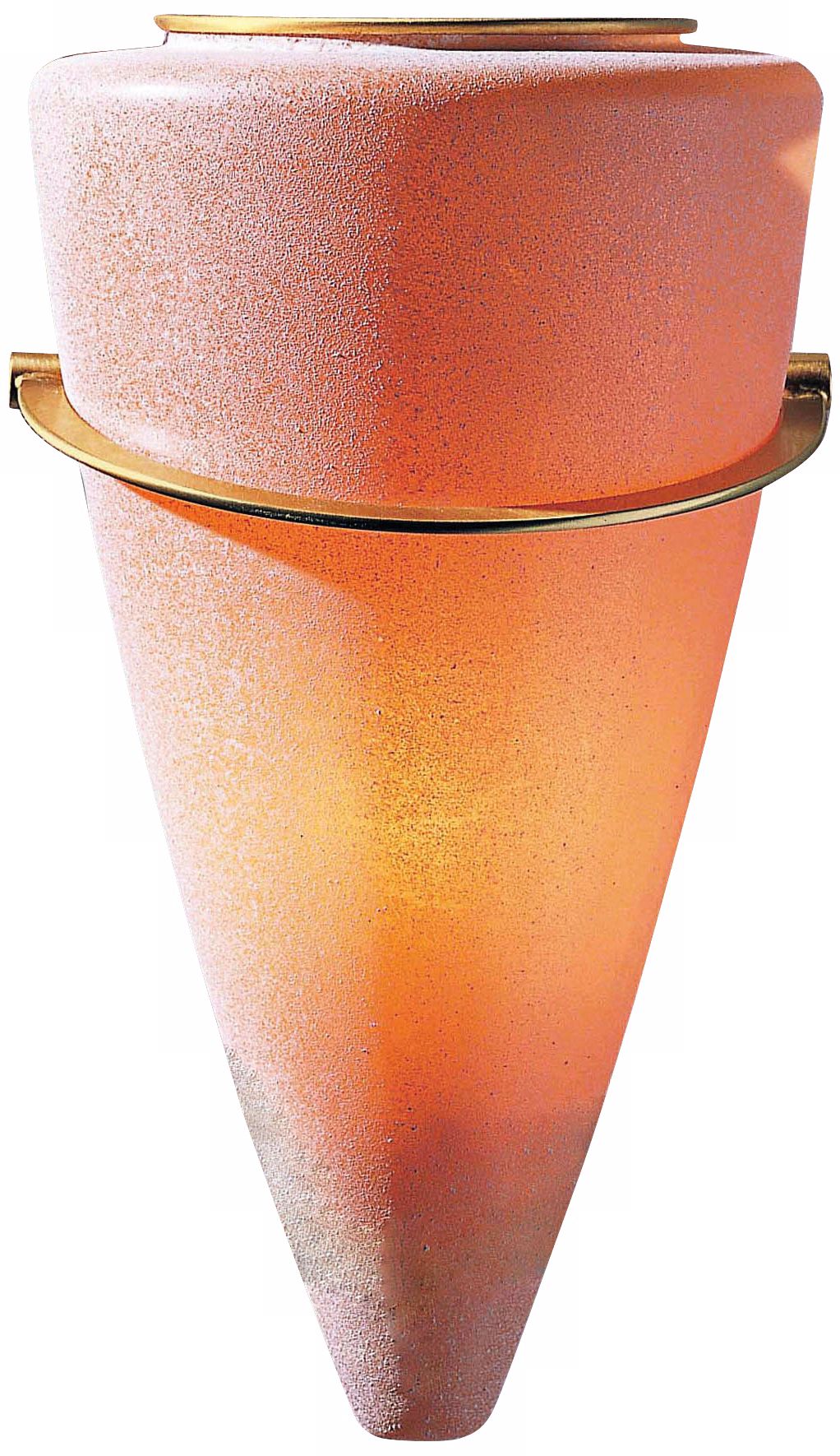 Holtkoetter Brass ENERGY STAR 11 1/2" High Cone Wall Sconce
