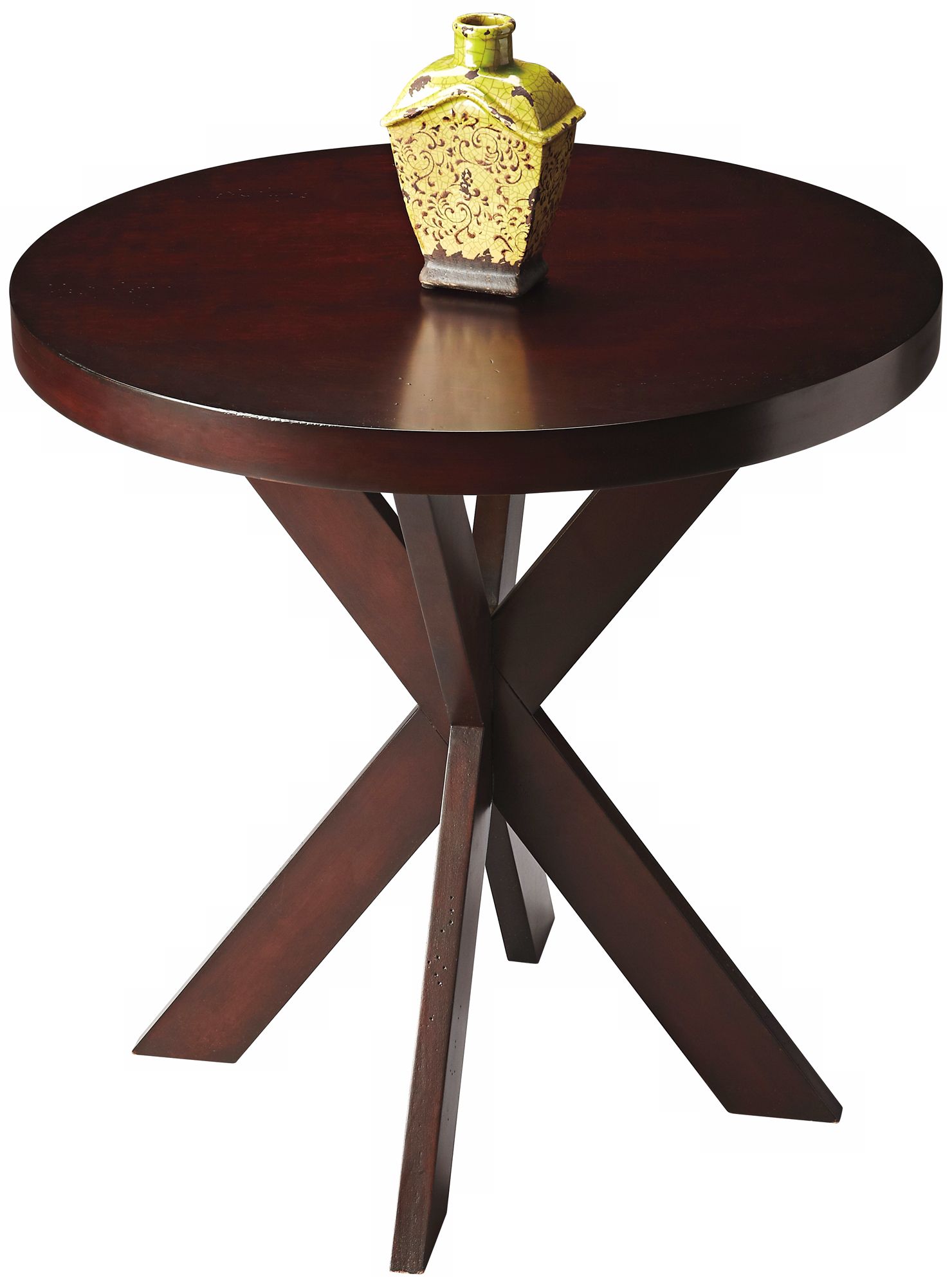 Butler Loft Chocolate Round Accent Table