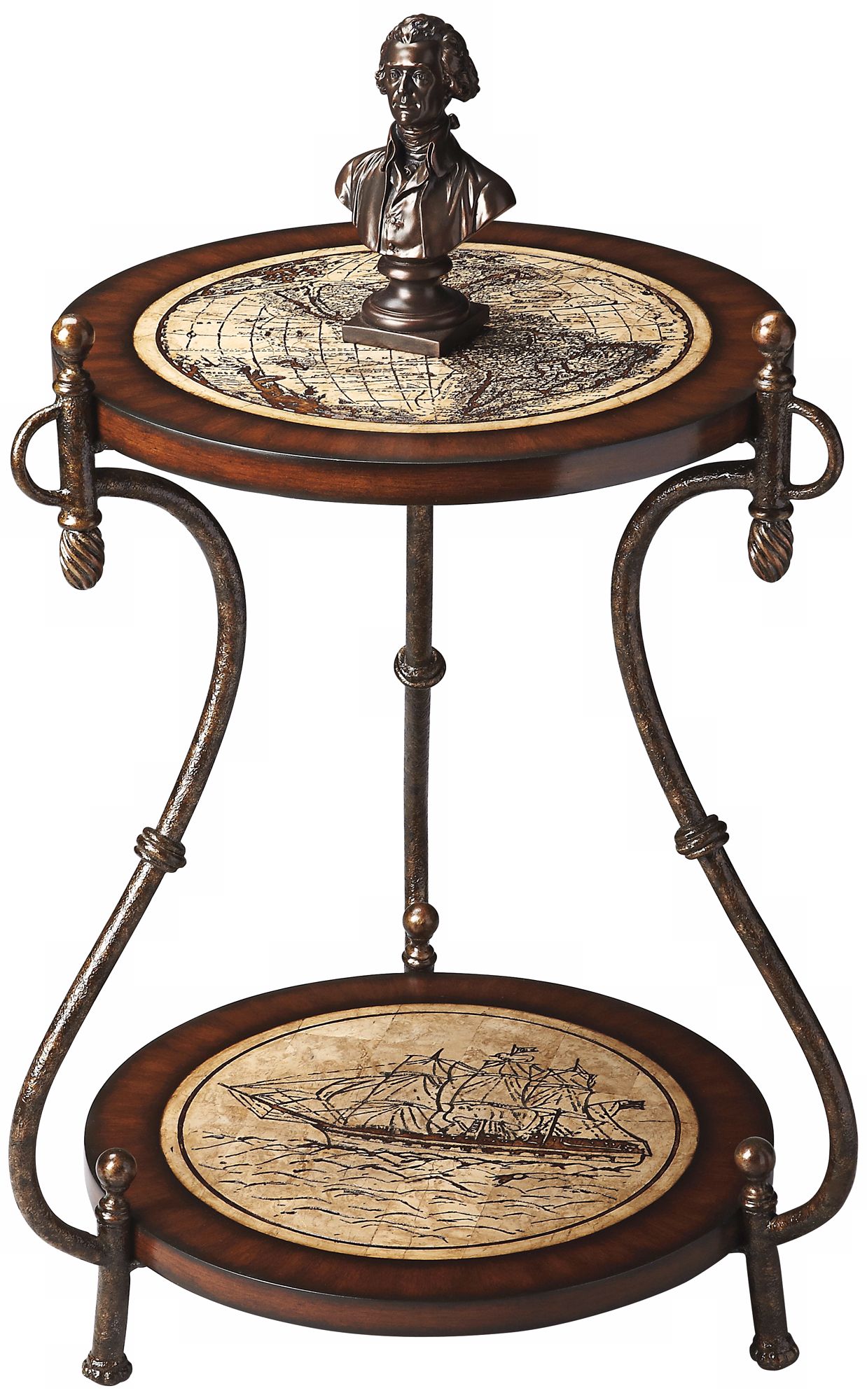 Heritage New Worlds Accent Table
