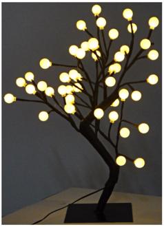 Decorative White Round LED Tree Accent Light U7872