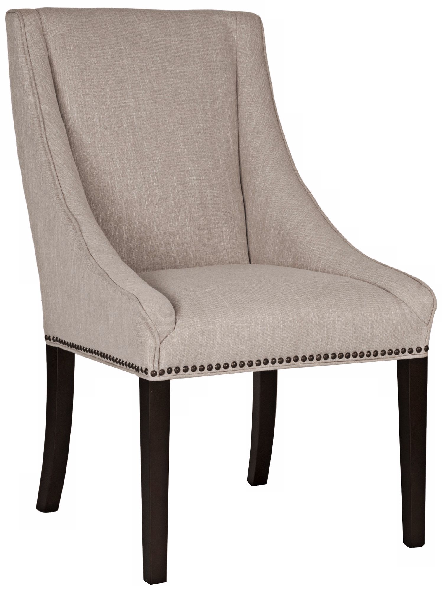 Carson Birch Fabric Accent Chair