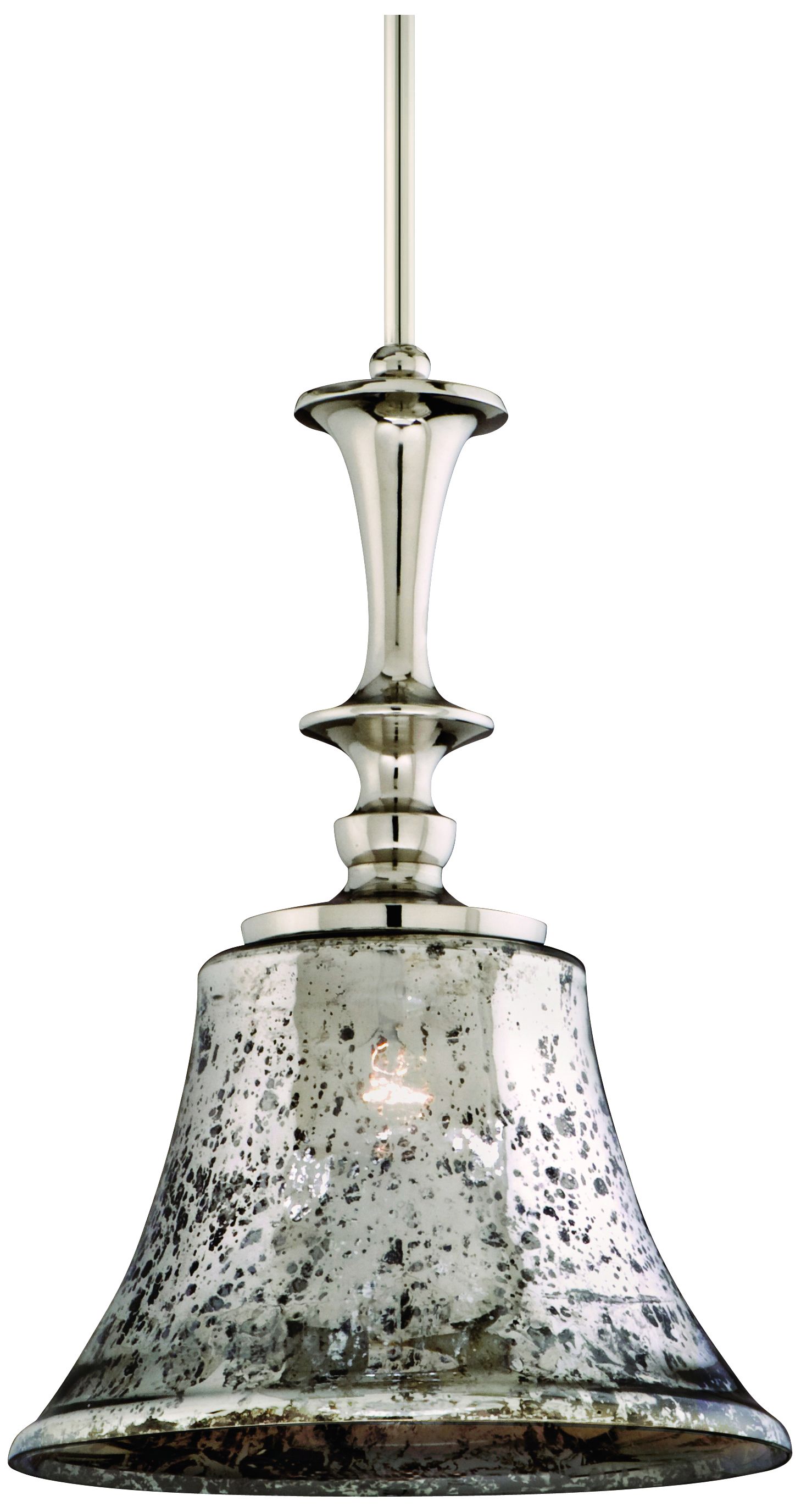 Argento Polished Nickel 14 1/2" Wide Corbett Pendant Light