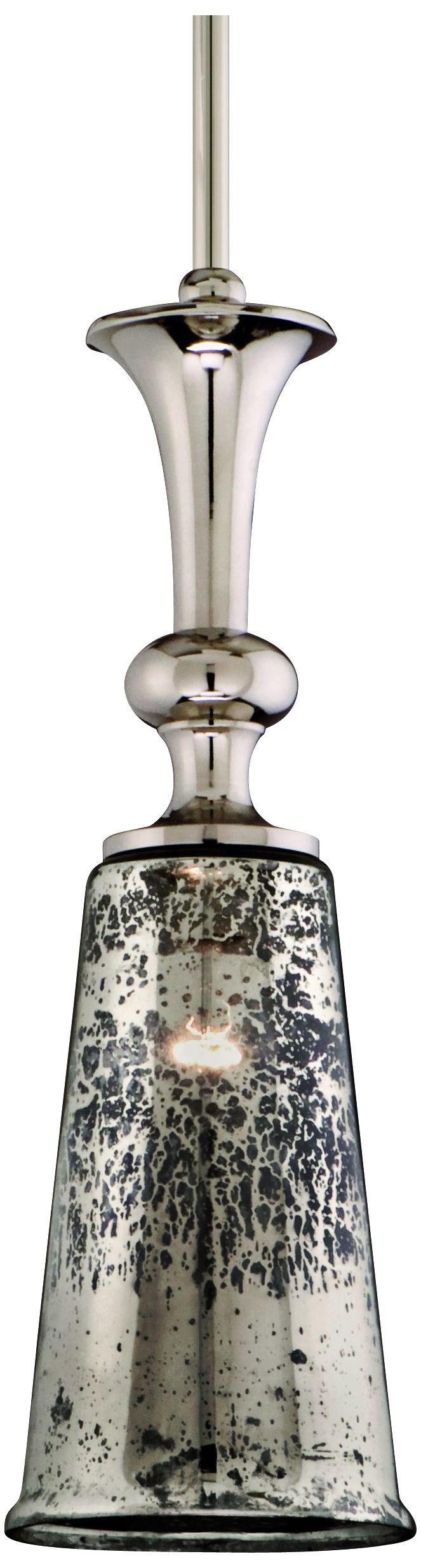 Argento Nickel 6 3/4" Wide Corbett Mini Pendant Light