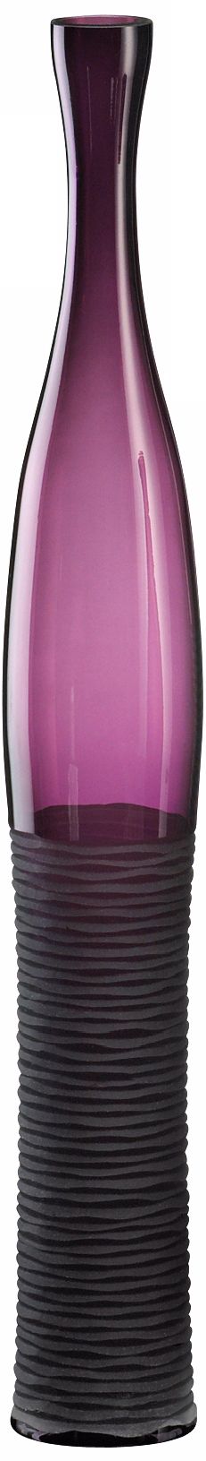 Medium Amethyst Glass Bottle Vase