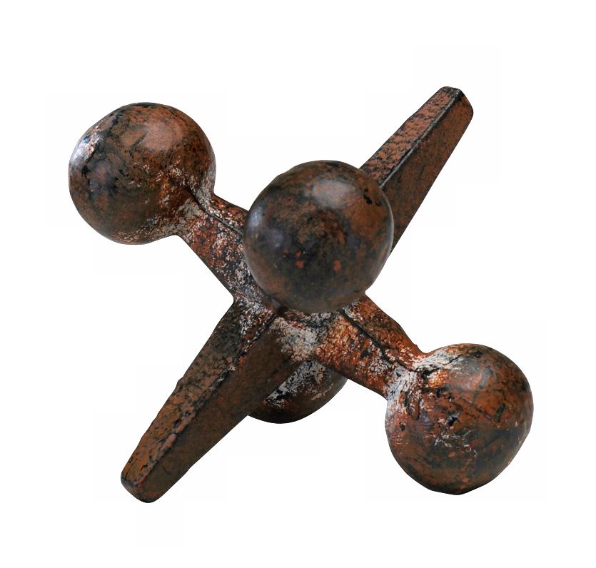 Small Antiqued Rust Iron Jack