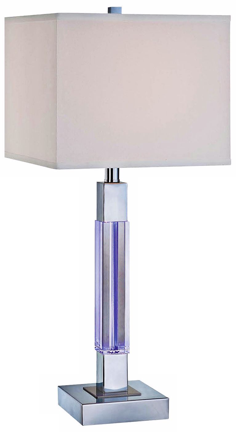 Fidelio Crystal LED Color-Changing Column Lamp