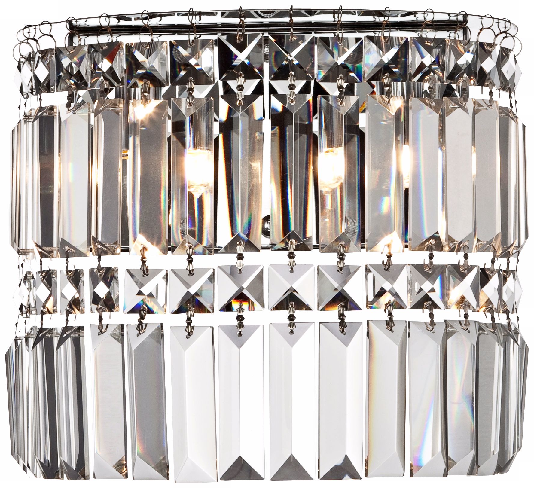 Possini Euro Design Draping Glass 9 3/4" Wide Wall Sconce